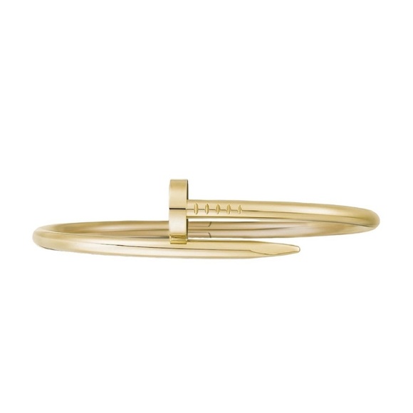 Generic Nail Cuff Bangle Bracelet in Gold - Picture 4 of 9